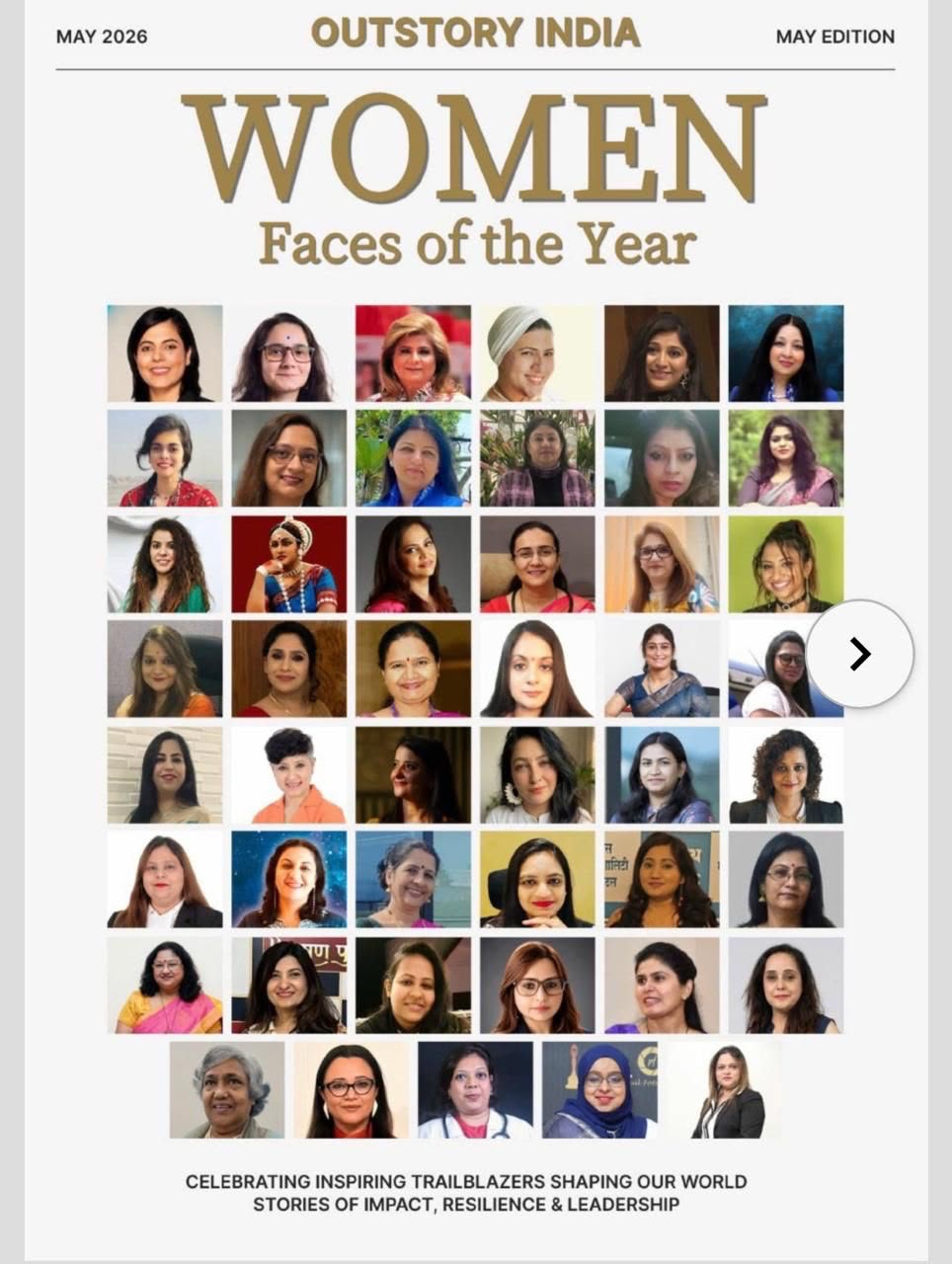 OutStory India May 2026 Women Faces of the Year magazine cover
