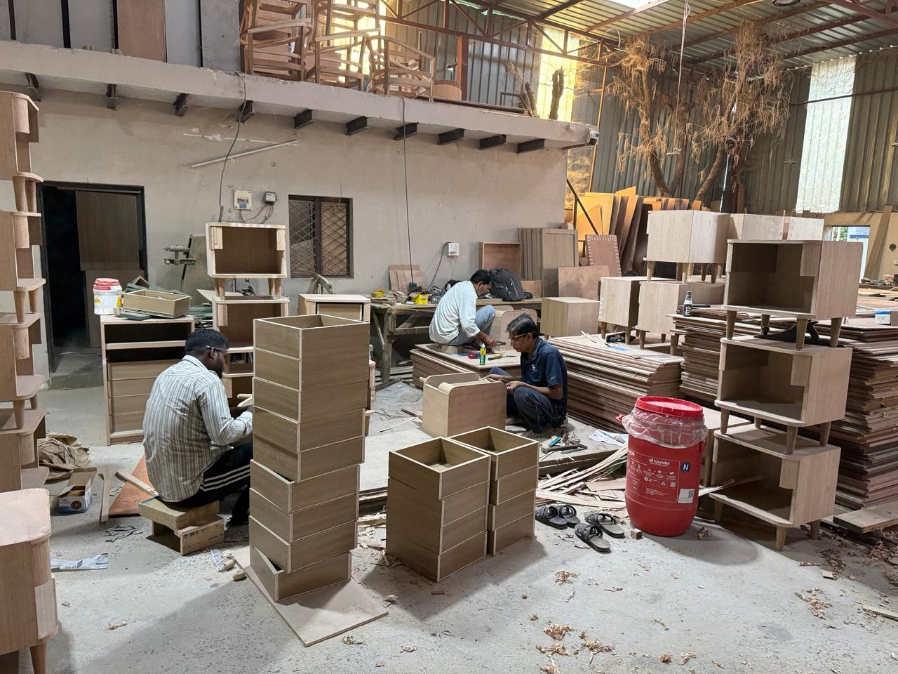 Furniture components and skilled workshop team