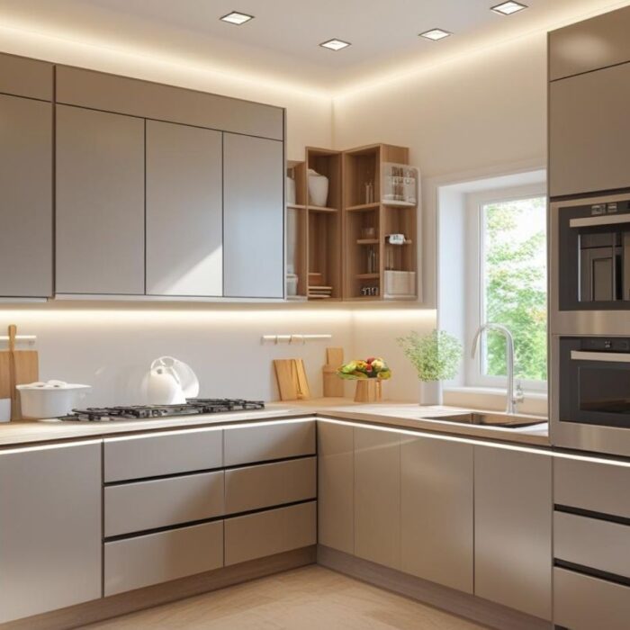 Modular Kitchen L-Shaped