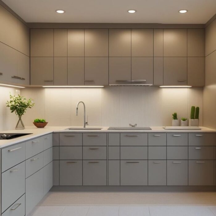 Modular Kitchen L-Shaped