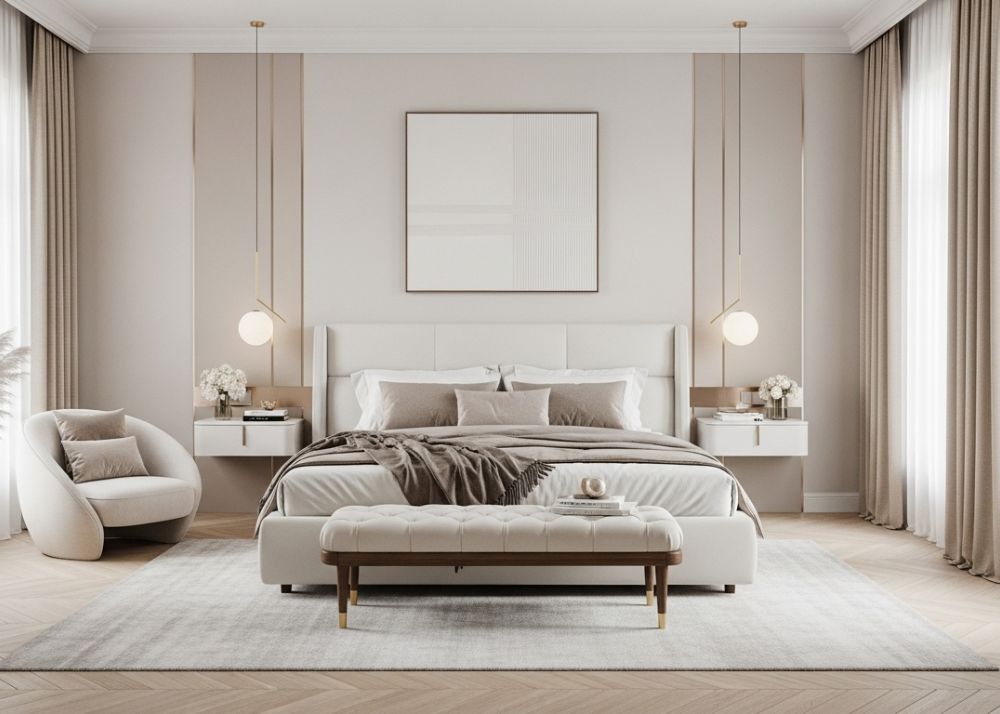 Interior design gallery bedroom