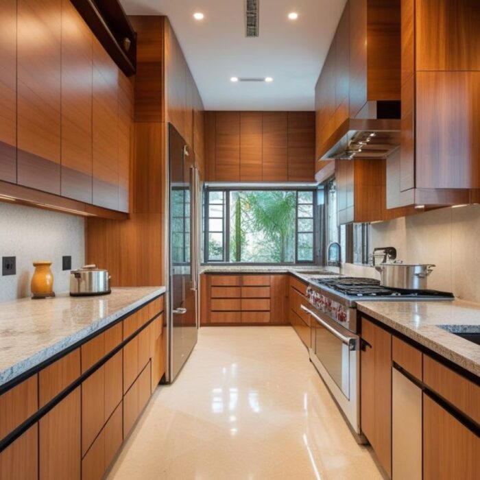 Modular Kitchen Parallel Style