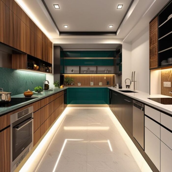 Modular Kitchen Parallel Style