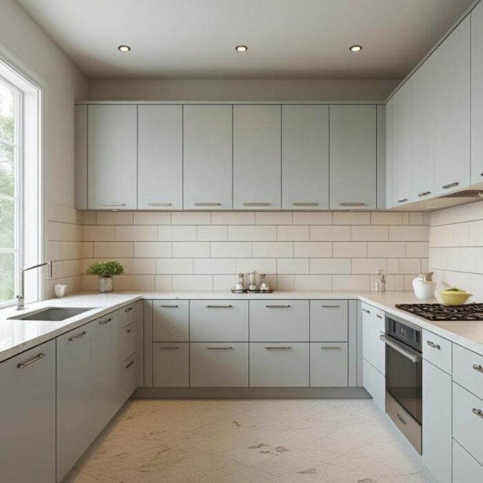 Modular Kitchen U-Shaped